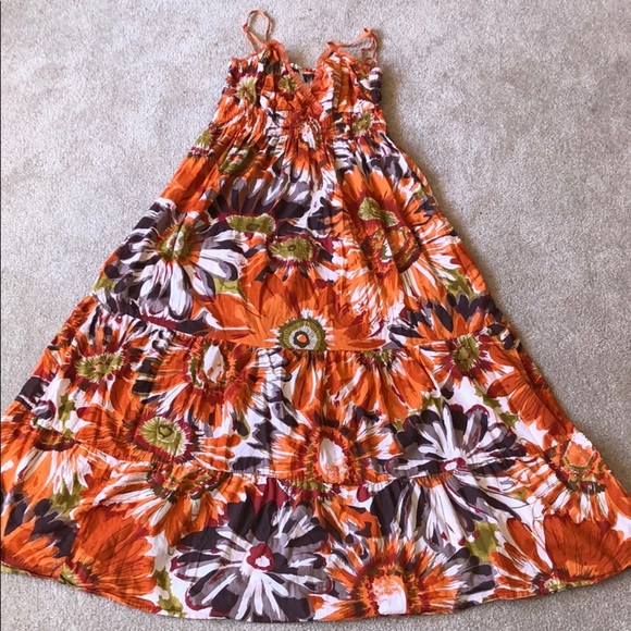 Speed Control Dresses & Skirts - Flowery maxi beach dress